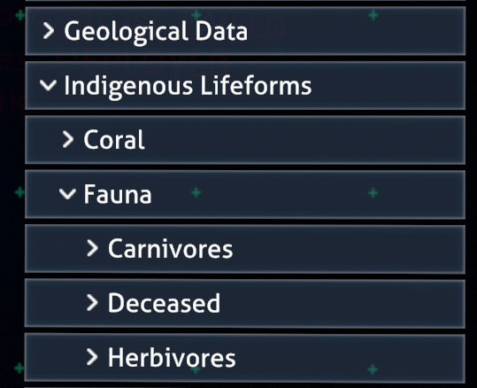 Examples of paths in the Databank tab